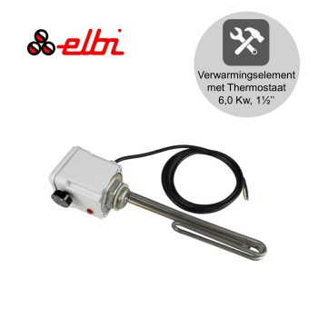 3-fase Verw. element   thermostaat 9000W