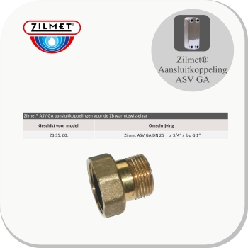 DN25 koppeling bi 3/4