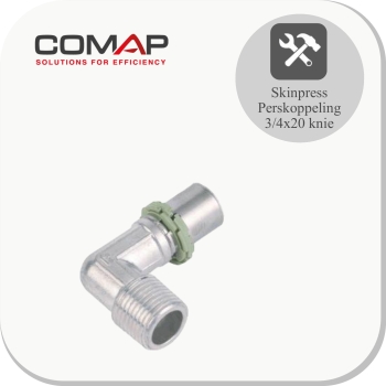 Skinpress knie 3/4'' x 20 bu