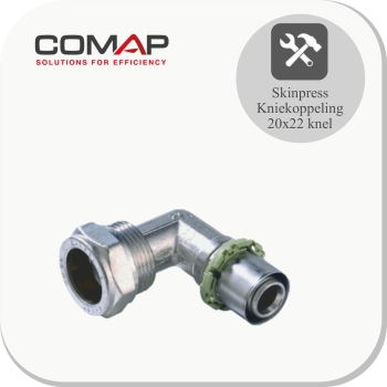 Skinpress knie 20x22 knel messing