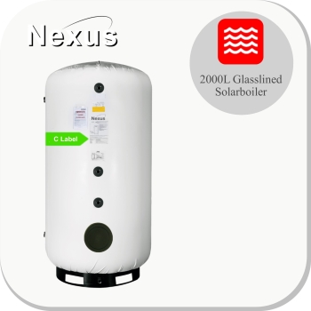 Glasslined Solarboiler BSV2000-FL/1C