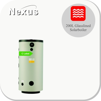 Glasslined Solarboiler BST200-2C