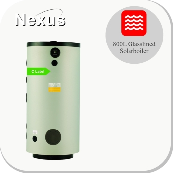 Glasslined Solarboiler BST800-FL/2C