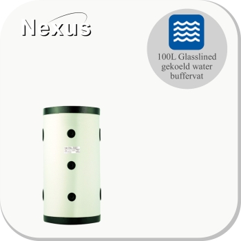 AR-100L Glasslined koelwater buffervat