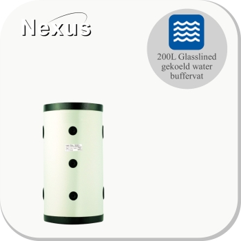 AR-200L Glasslined koelwater buffervat