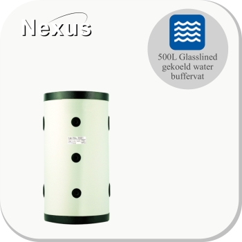 AR-500L Glasslined koelwater buffervat