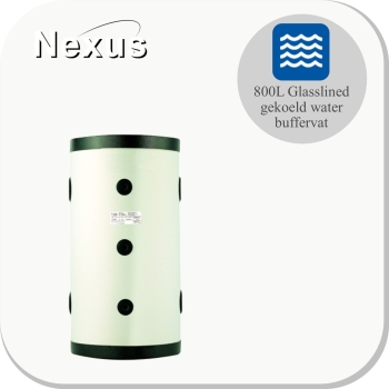 AR-800L Glasslined koelwater buffervat