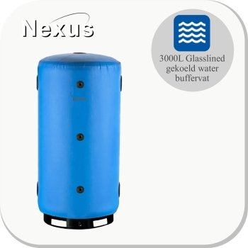 AR-3000L Glasslined koelwater buffervat