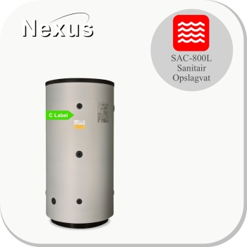 SAC -800 Glasslined warmwater opslagvat