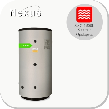 SAC -1500 Glasslined warmwater opslagvat