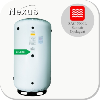 SAC -5000 Glasslined warmwater opslagvat