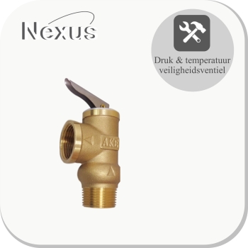 T&P veiligheidsventiel 99°C, 6-Bar