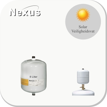 8L Solar Veiligheidsvat model STP-8
