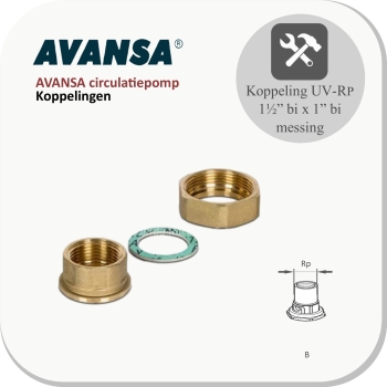 GRUNDFOS pompkoppeling  UV Rp1”