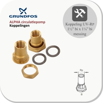 GRUNDFOS pompkoppeling  UV Rp 1¼”