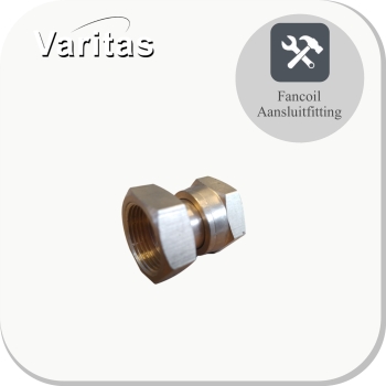 Fancoil aansluitfitting 3/4'' met wartel