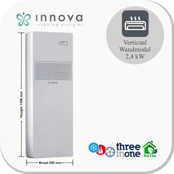 12HP DC Inverter 2.35 ~ 3.10kW Verticaal