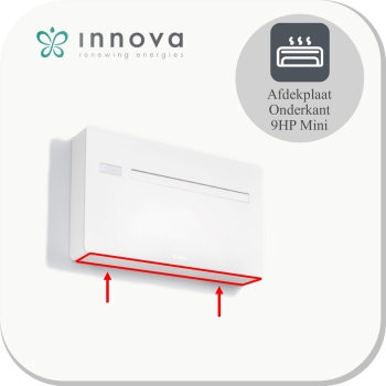 Esthetische afdekplaat onderkant 9HP