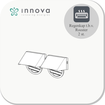 Regenbescherming tbv rooster Ø160mm 2st.